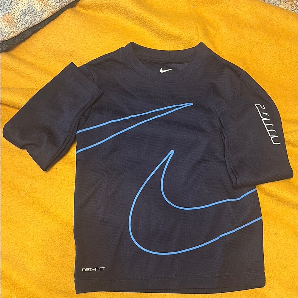 Nike long sleeve Tee with Blue Design